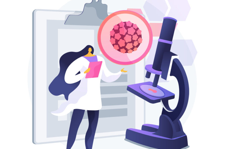 Risk factors for HPV abstract concept vector illustration.